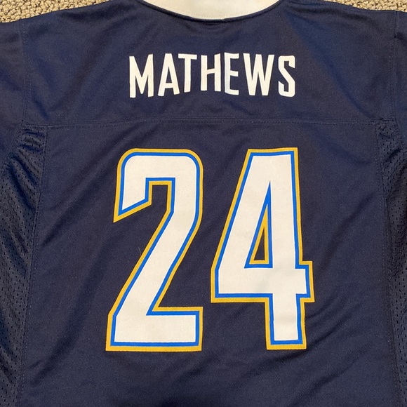 Chargers Matthews Football Jersey Size Youth Medium in Like New Condition - Picture 7 of 7